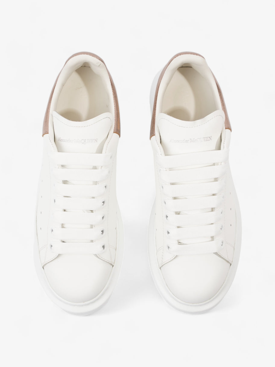 Oversized Sneakers White / Rose Gold Tab Leather EU 38 UK 5 Image 8