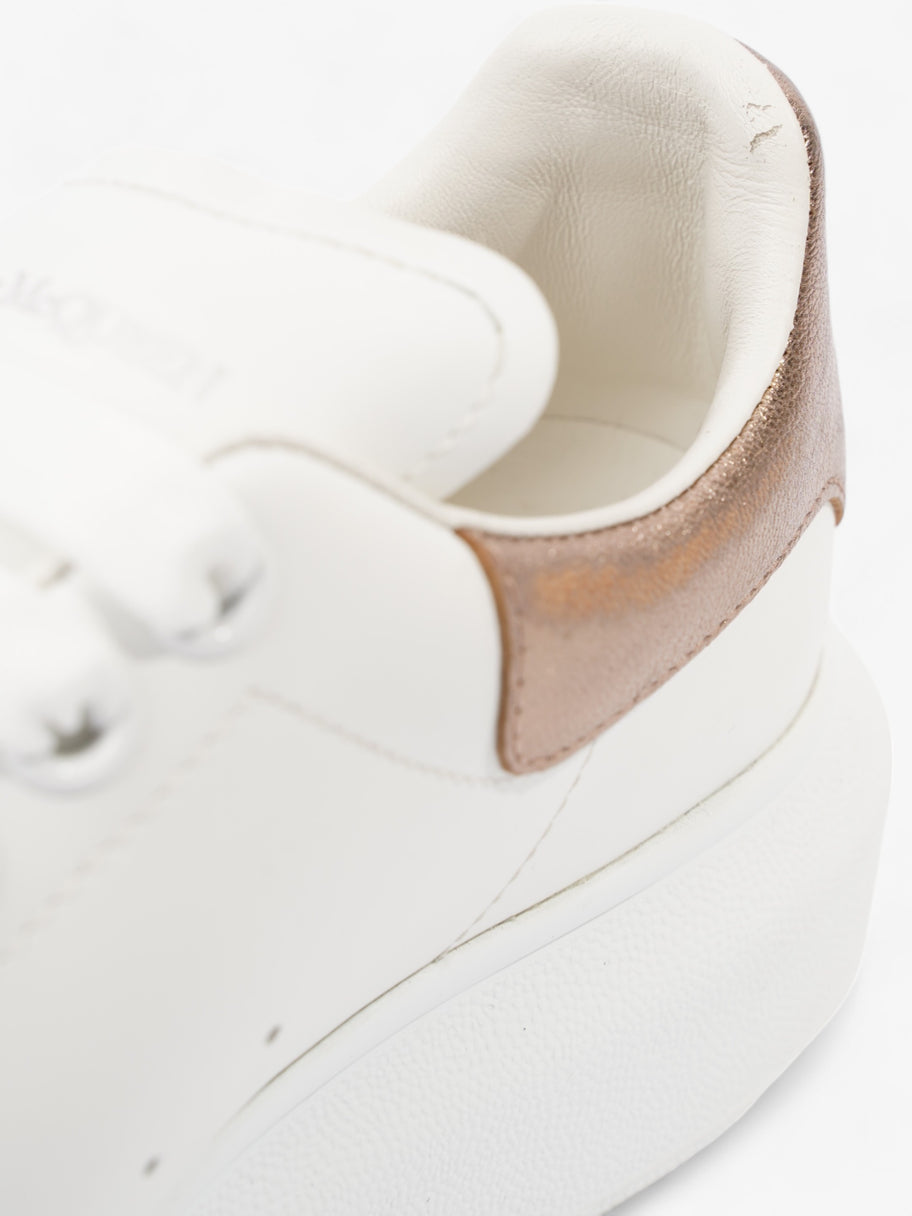 Oversized Sneakers White / Rose Gold Tab Leather EU 38 UK 5 Image 9