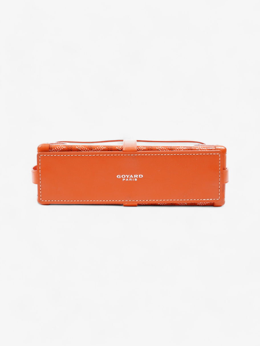 Goyard Minaudiere Trunk Bag Orange Coated Canvas Image 6