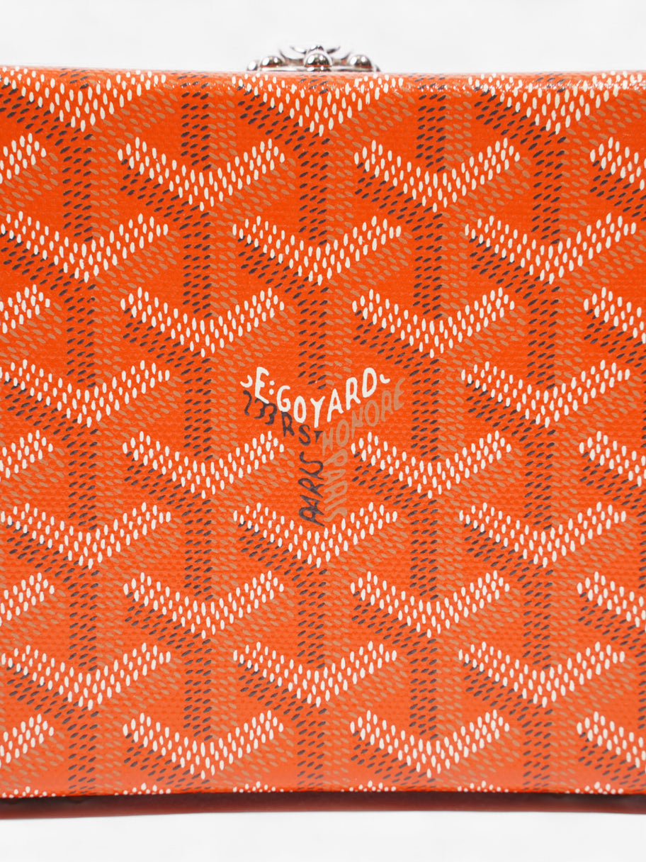 Goyard Minaudiere Trunk Bag Orange Coated Canvas Image 10