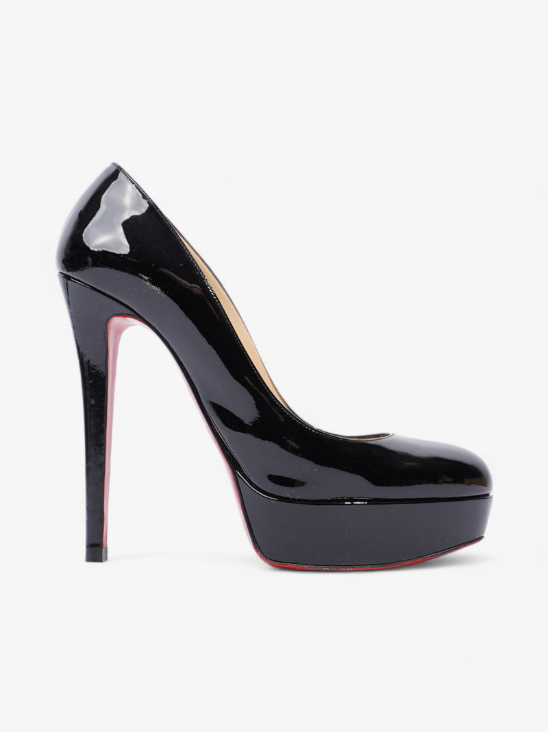  Christian Louboutin Bianca Heels 140 Black Patent Leather EU 39 UK 6