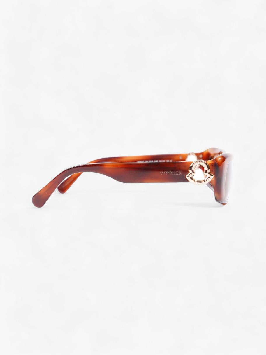 Moncler Minuit Sunglasses Red Havana / Brown Acetate 135mm Image 4