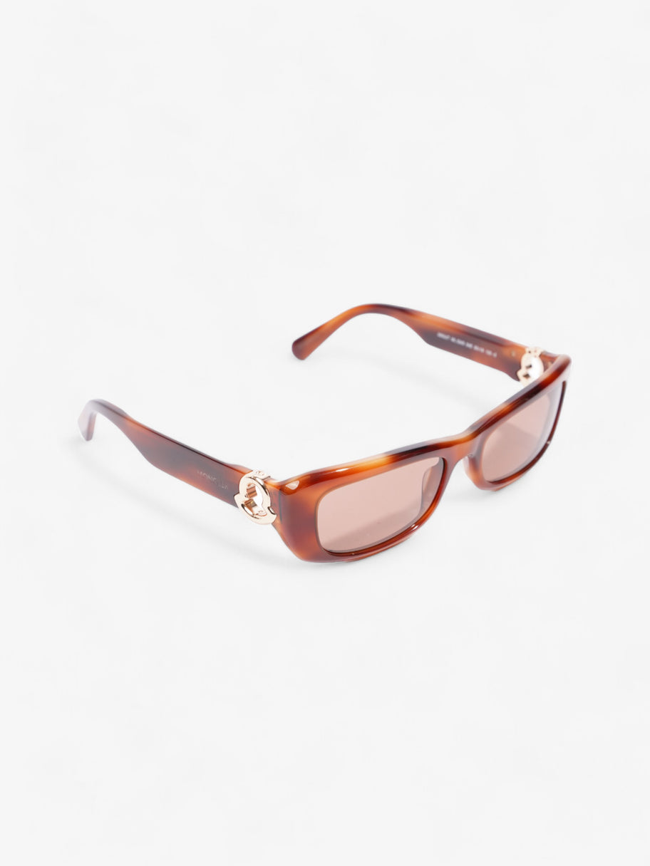 Moncler Minuit Sunglasses Red Havana / Brown Acetate 135mm Image 7