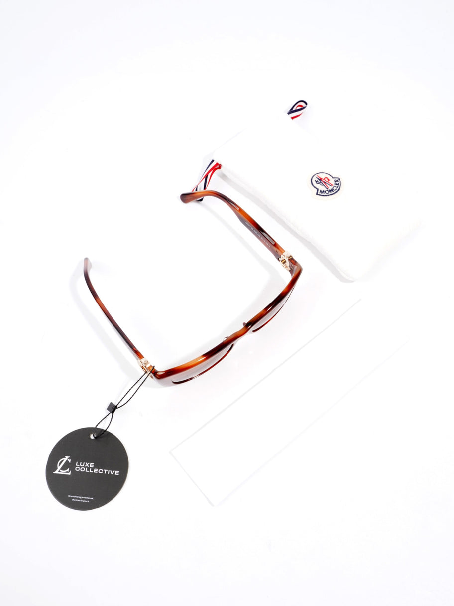 Moncler Minuit Sunglasses Red Havana / Brown Acetate 135mm Image 8