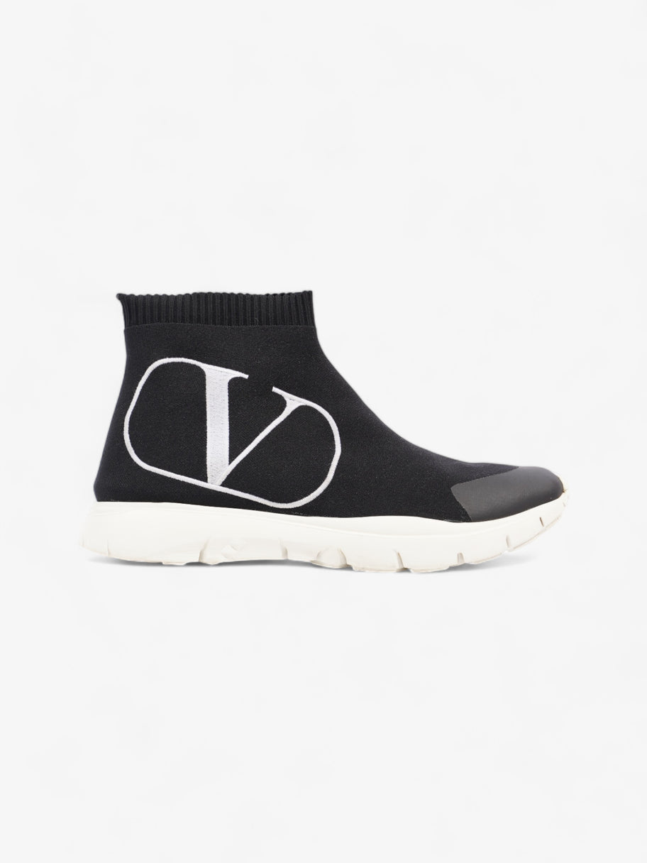 Valentino Vlogo Sneakers Black / White Cotton EU 39 UK 6 Image 1