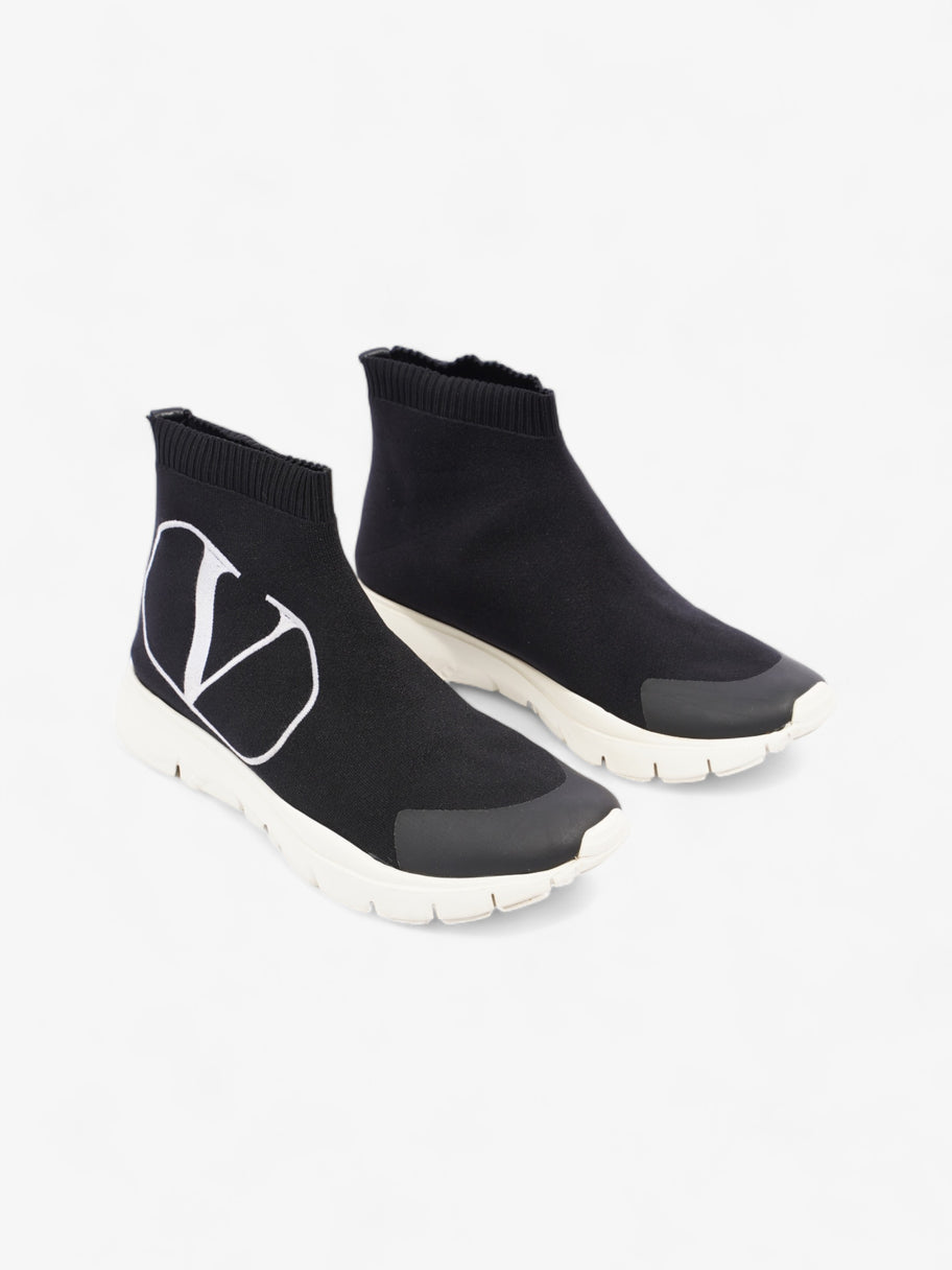 Valentino Vlogo Sneakers Black / White Cotton EU 39 UK 6 Image 2