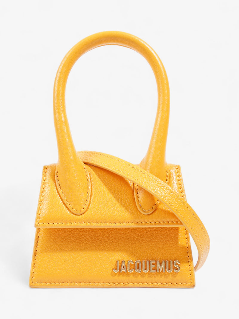  Jacquemus Le Chiquito Dark Orange Leather