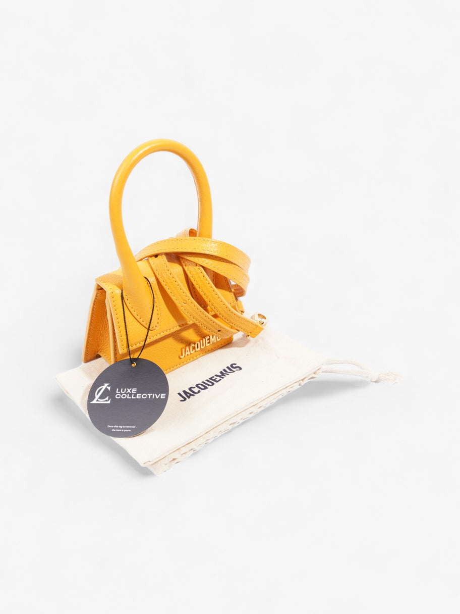 Jacquemus Le Chiquito Dark Orange Leather Image 9