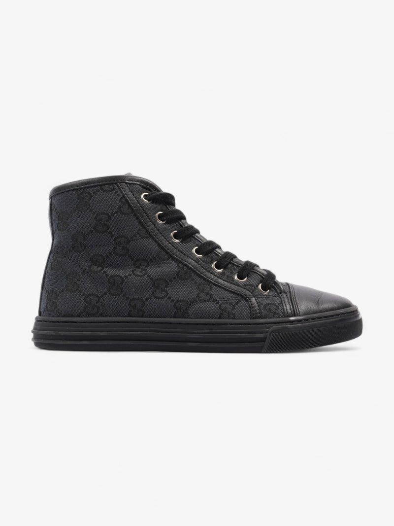  High Top Sneaker Black Canvas EU 35 UK 2