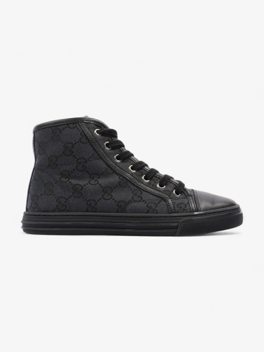 High Top Sneaker Black Canvas EU 35 UK 2 Image 1