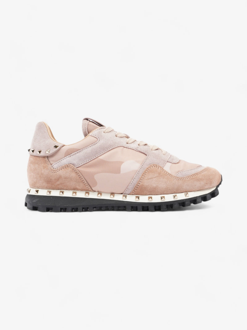  Valentino Rockstud Sneakers Pink Camo Suede EU 37.5 UK 4.5