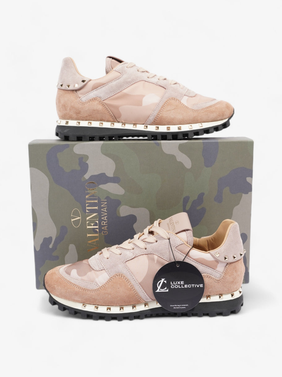 Valentino Rockstud Sneakers Pink Camo Suede EU 37.5 UK 4.5 Image 10