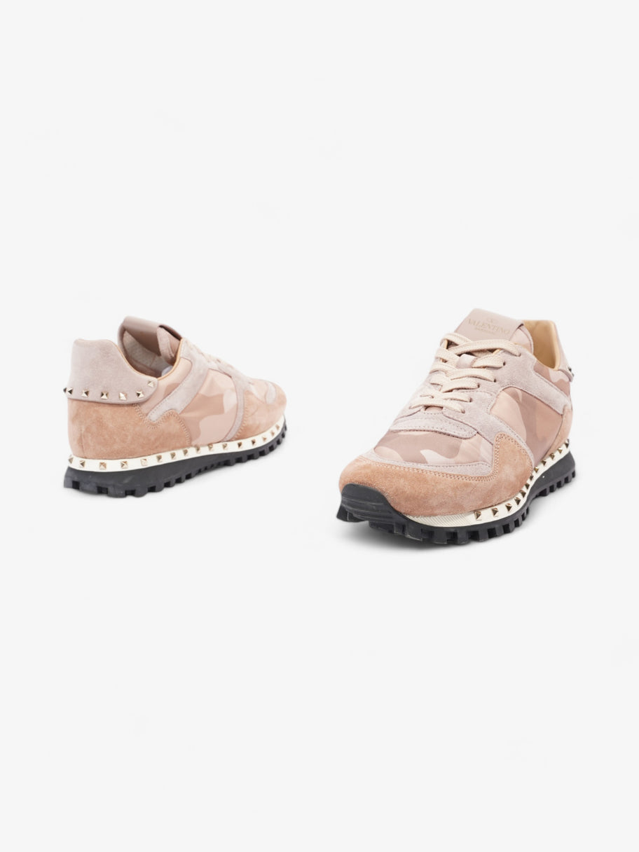 Valentino Rockstud Sneakers Pink Camo Suede EU 37.5 UK 4.5 Image 9