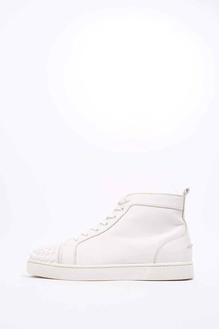 Junior Spike High Top White Leather EU 41.5 UK 7.5 Image 3