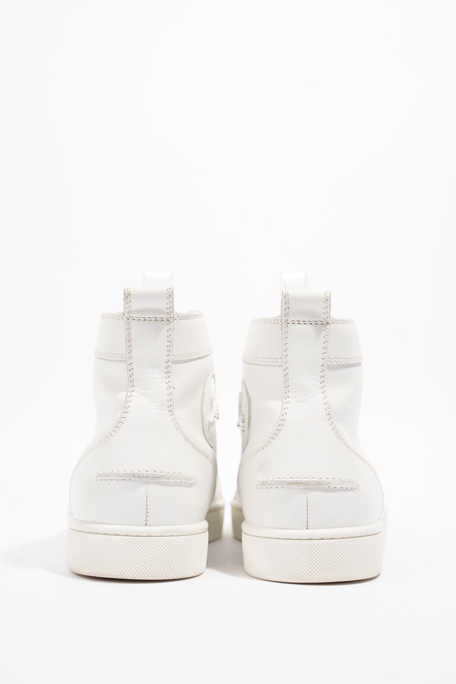 Junior Spike High Top White Leather EU 41.5 UK 7.5 Image 4