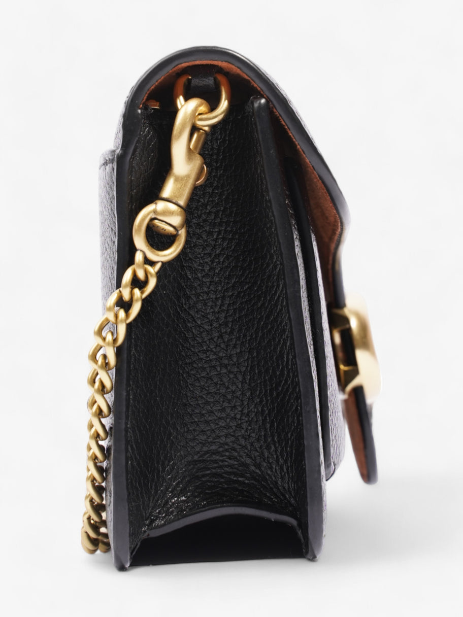 Coach Tabby Chain Clutch Black Leather Image 5