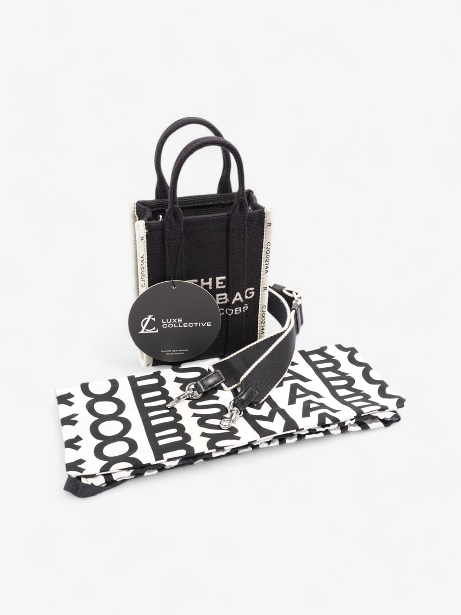 Marc Jacobs The Tote Bag Black / White Cotton Image 9