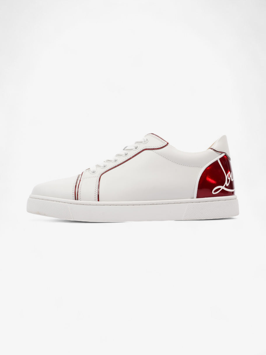 Christian Louboutin Fun Vieira Flat White / Red Leather EU 38 UK 5 Image 5