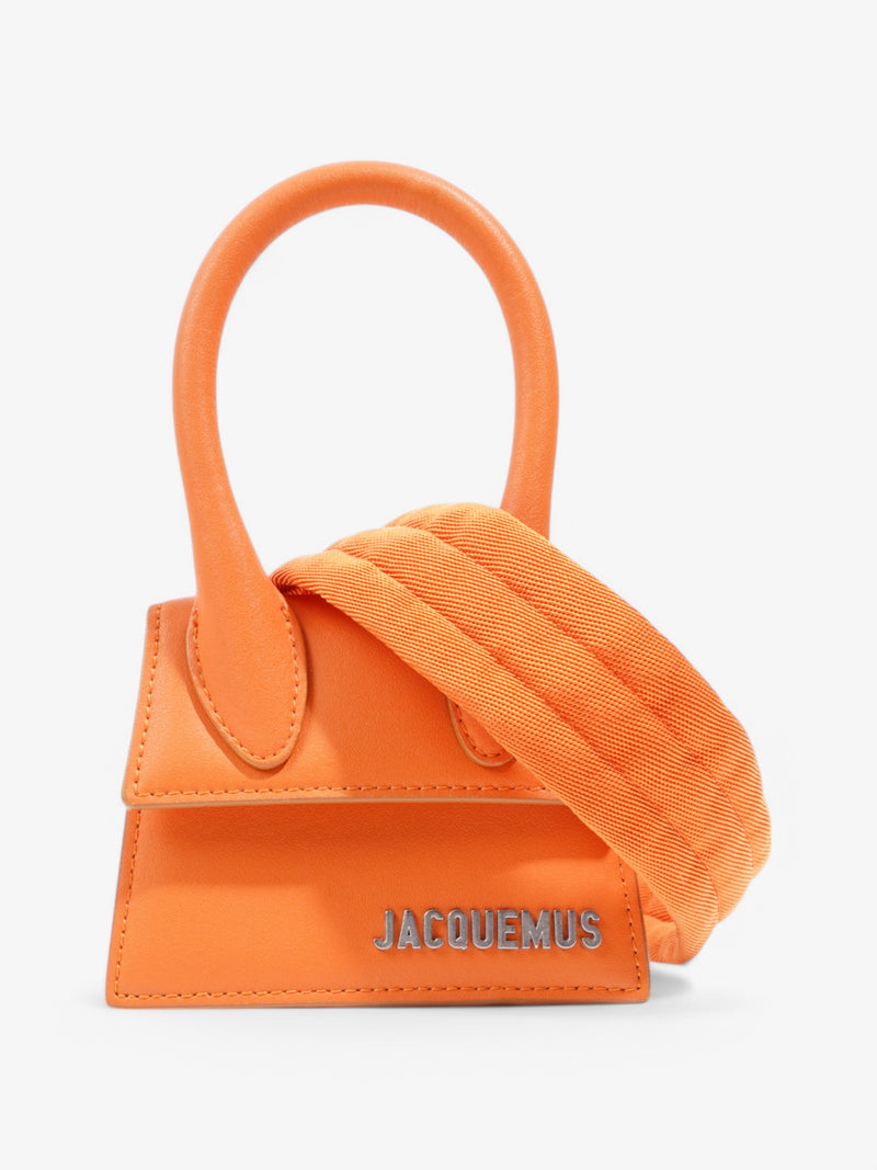  Jacquemus Le Chiquito Hommes Orange Leather Mini