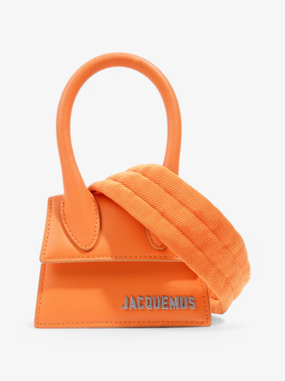 Jacquemus Le Chiquito Hommes Orange Leather Mini Image 1