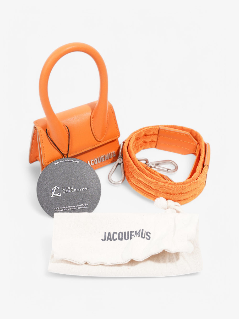 Jacquemus Le Chiquito Hommes Orange Leather Mini Image 10