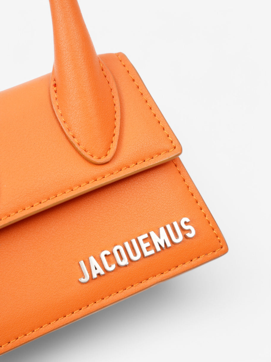 Jacquemus Le Chiquito Hommes Orange Leather Mini Image 7