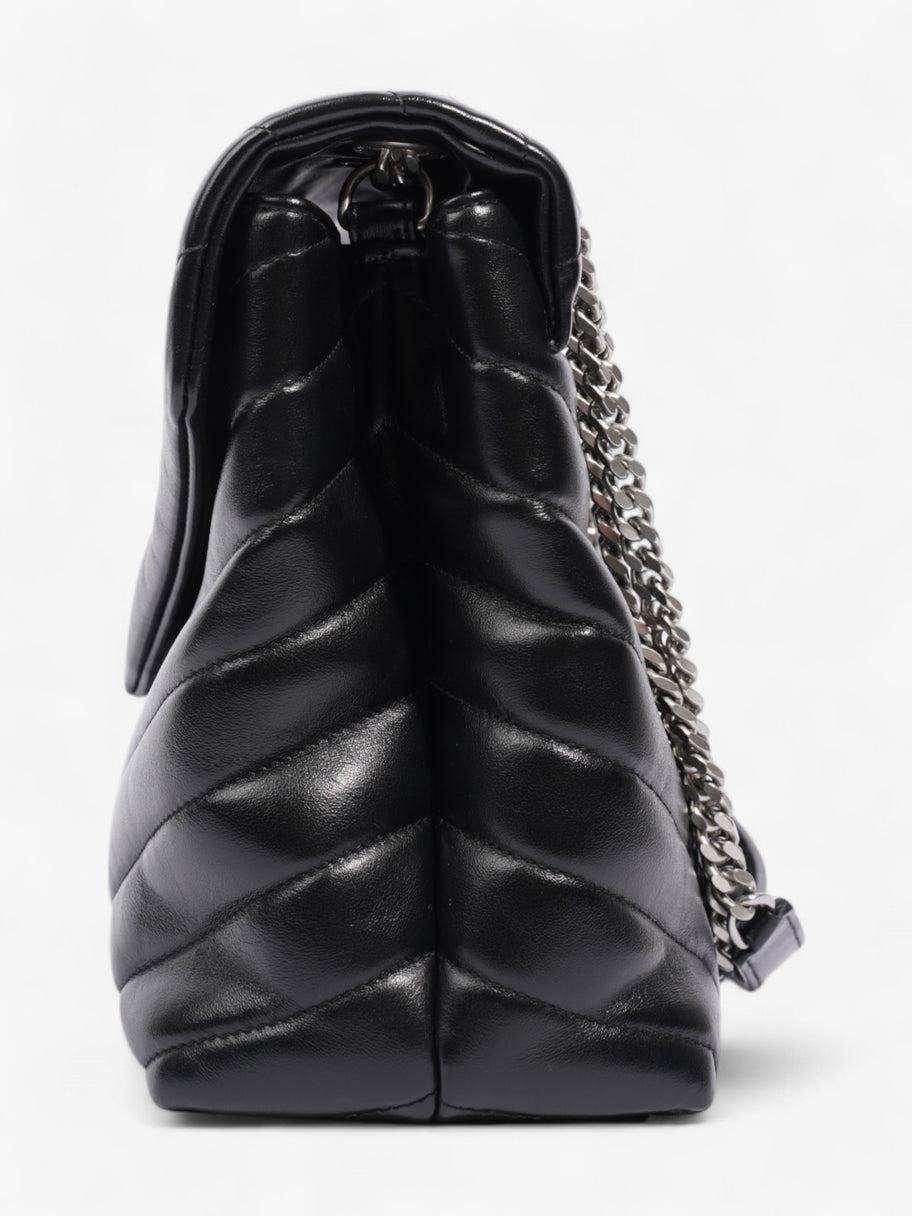 Saint Laurent Lou Lou Black Calfskin Leather Medium Image 3