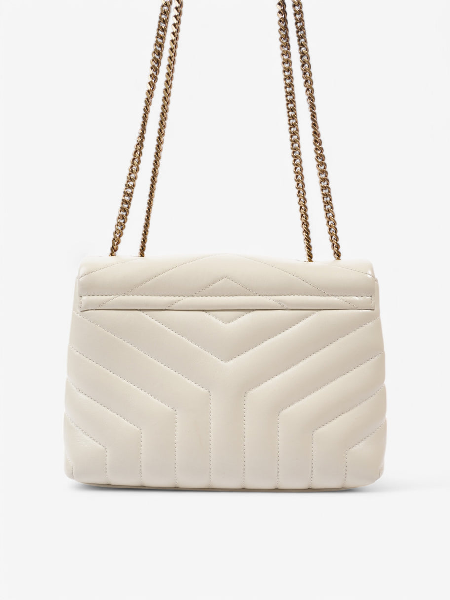 Saint Laurent Lou Lou  Cream Leather Small Image 4