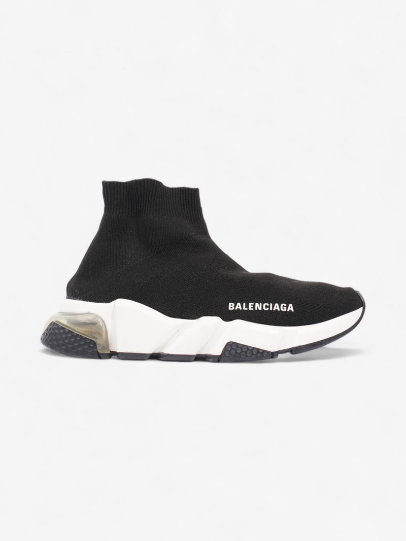  Balenciaga Speed Clear Sole Black / White Cotton EU 37 UK 4