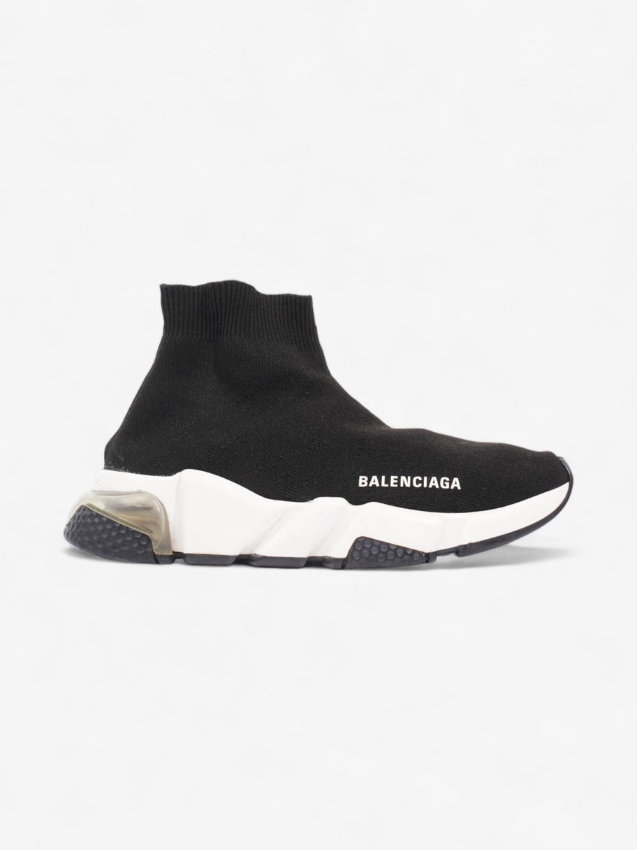 Balenciaga Speed Clear Sole Black / White Cotton EU 37 UK 4 Image 1