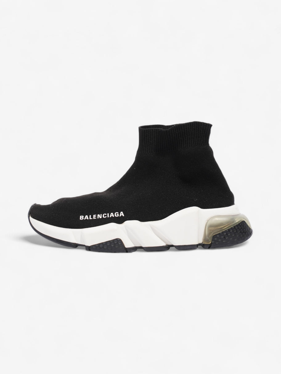 Balenciaga Speed Clear Sole Black / White Cotton EU 37 UK 4 Image 5