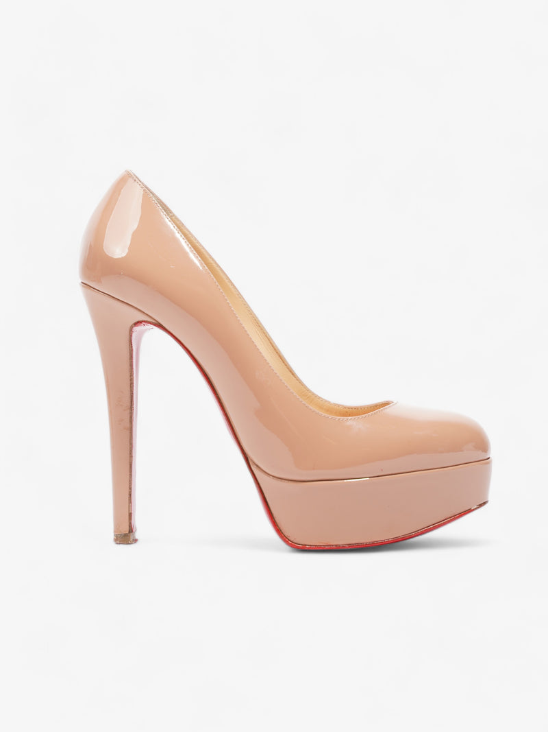  Christian Louboutin Bianca 120 Nude Patent Leather EU 35 UK 2