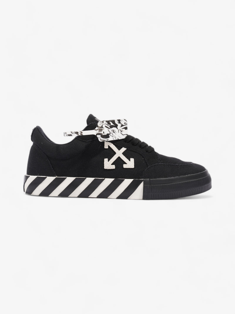  Off White Low Vulcanised Black / White / Red Canvas EU 44 UK 10