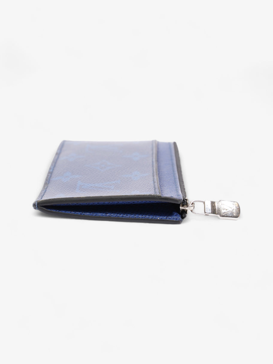 Louis Vuitton Coin Card Holder Navy Blue Leather Image 2