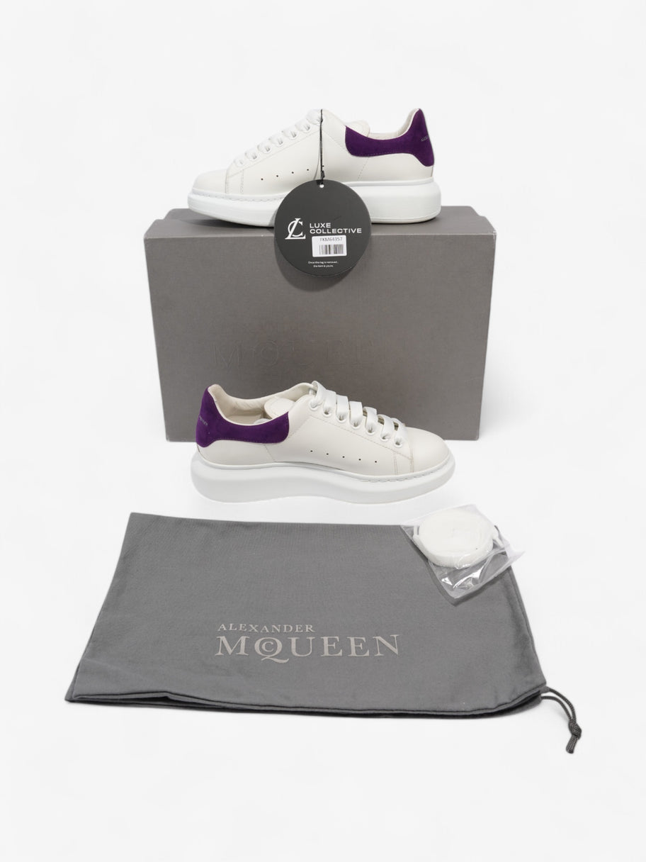 Alexander McQueen Oversized Sneakers White  / Purple Tab Leather EU 38 UK 5 Image 10