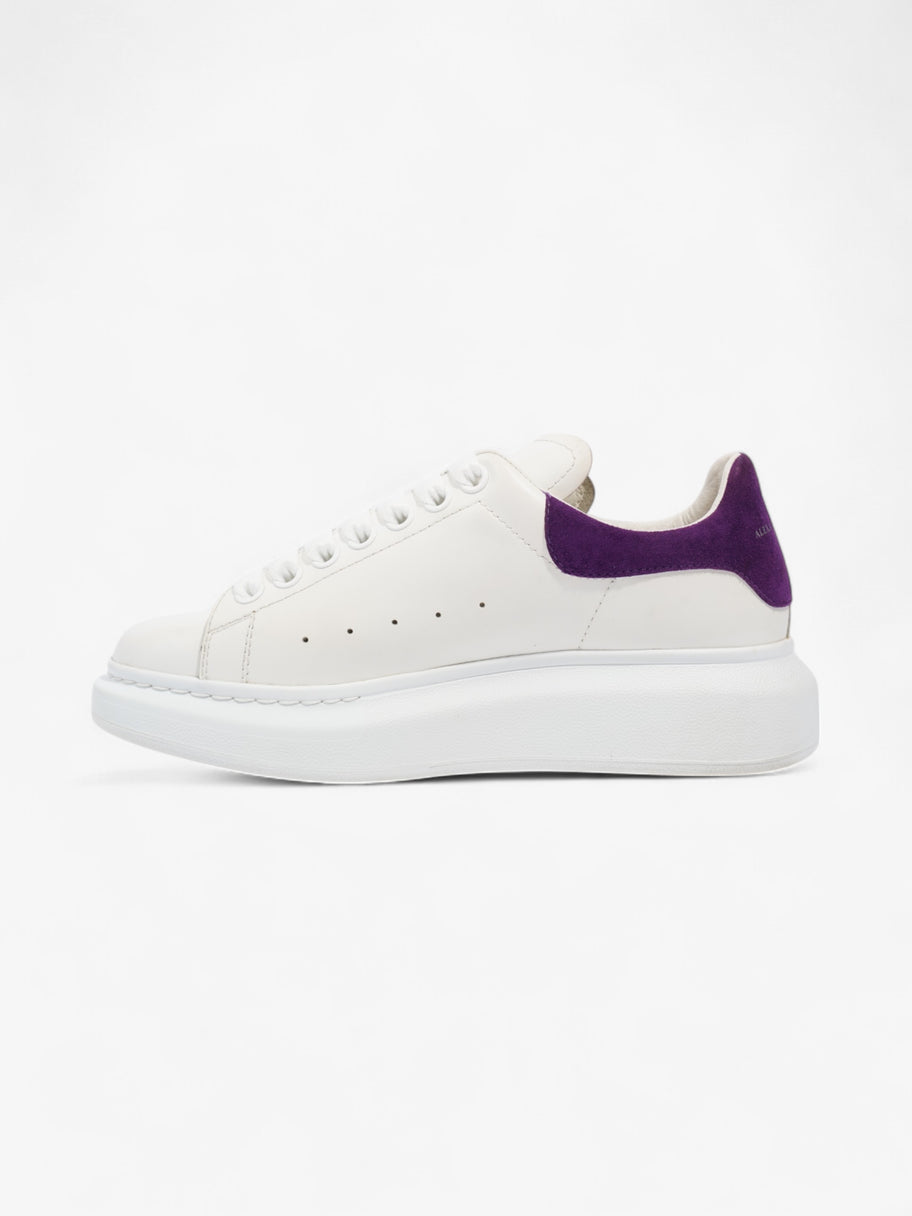 Alexander McQueen Oversized Sneakers White  / Purple Tab Leather EU 38 UK 5 Image 3