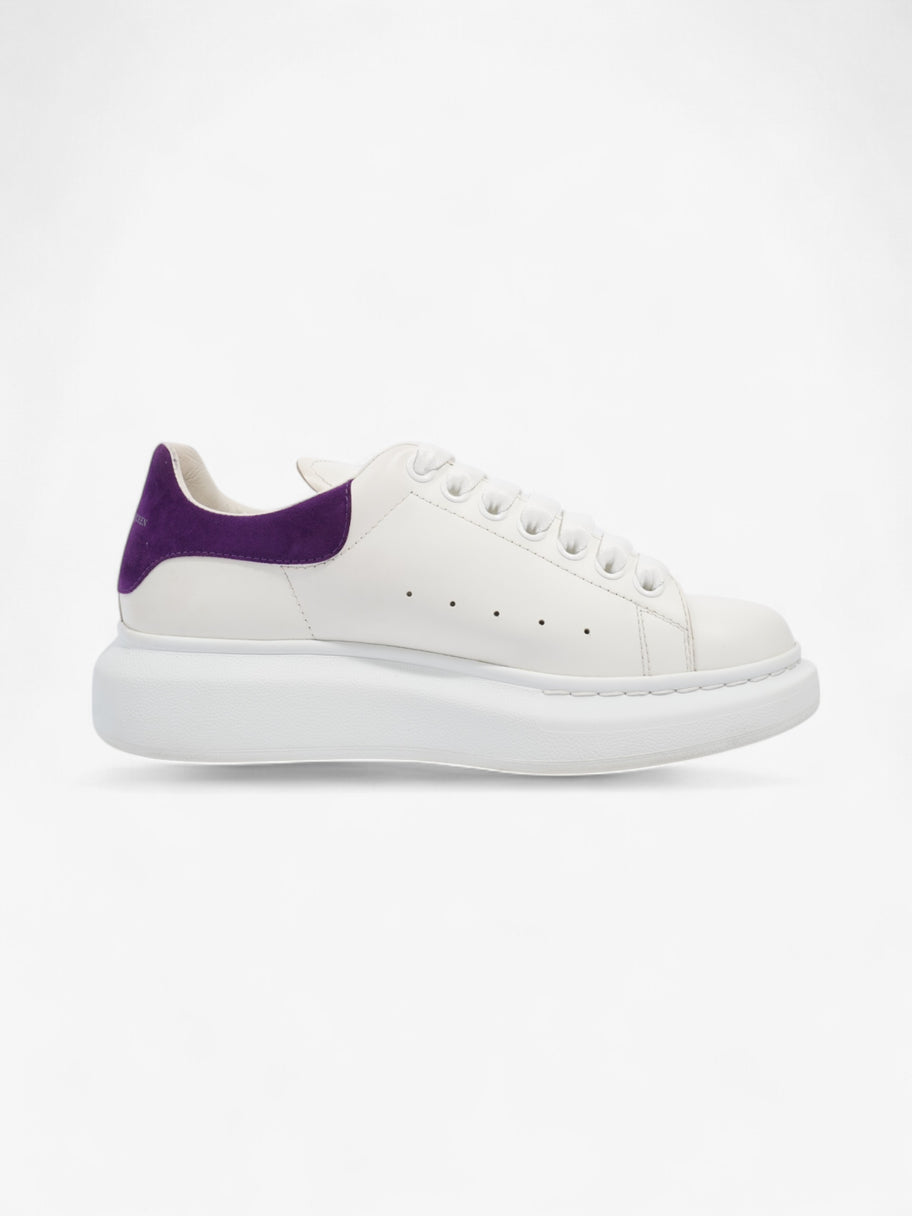 Alexander McQueen Oversized Sneakers White  / Purple Tab Leather EU 38 UK 5 Image 4