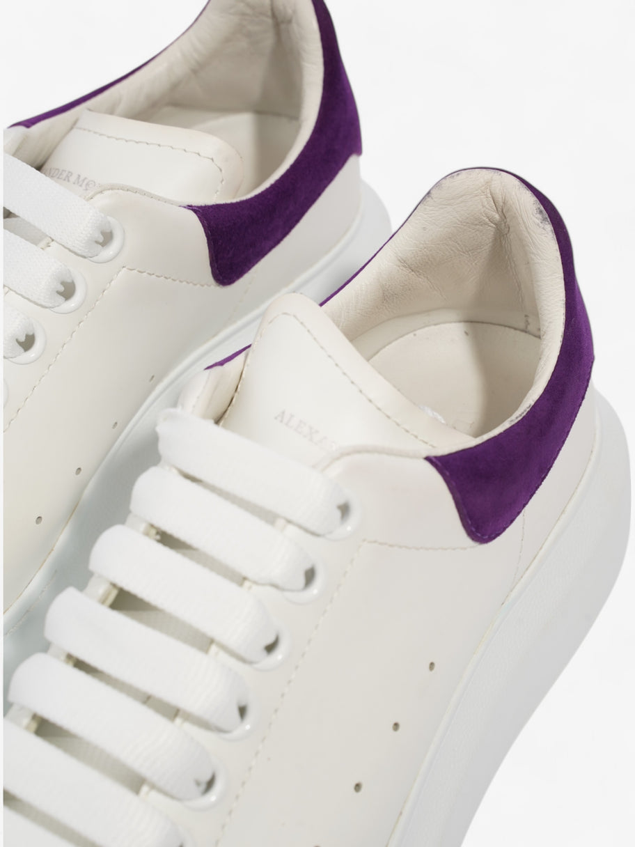 Alexander McQueen Oversized Sneakers White  / Purple Tab Leather EU 38 UK 5 Image 9