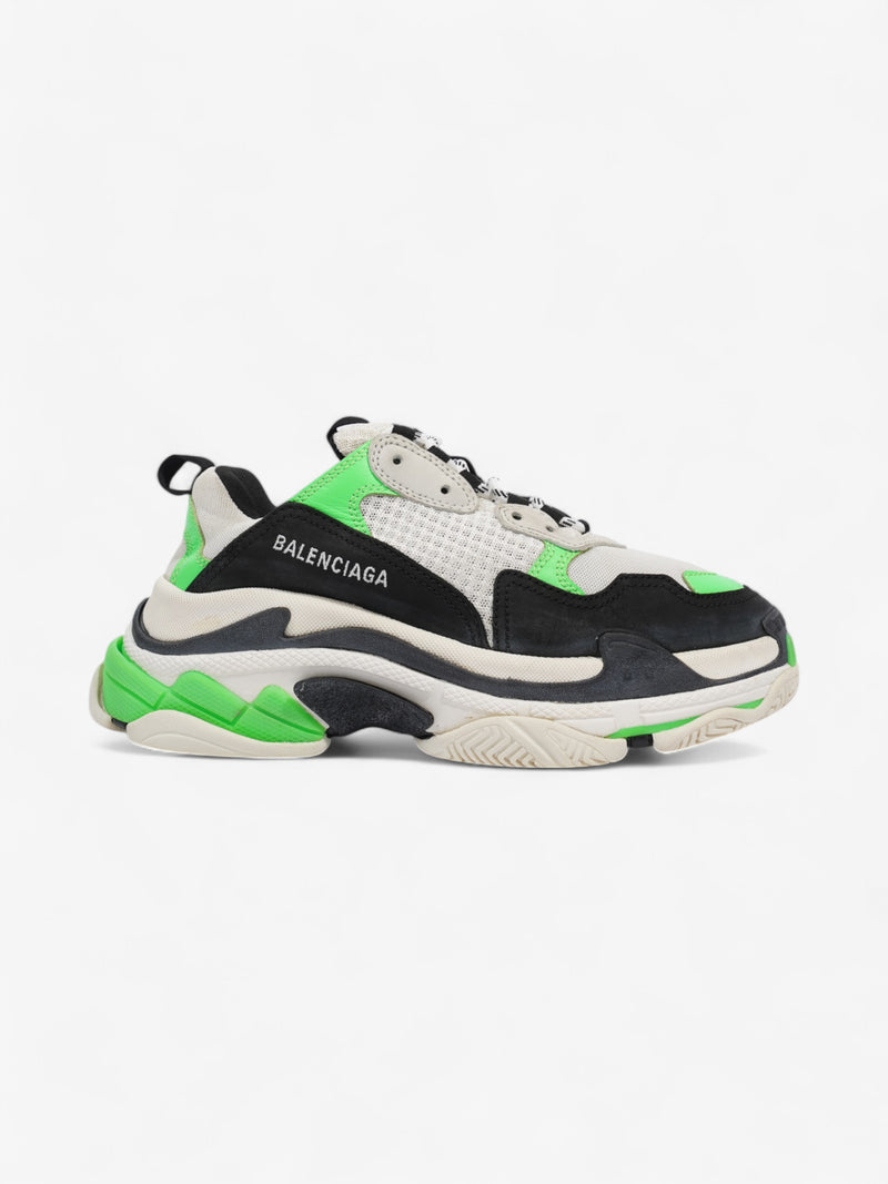  Balenciaga Triple S White / Green / Black Mesh EU 39 UK 6