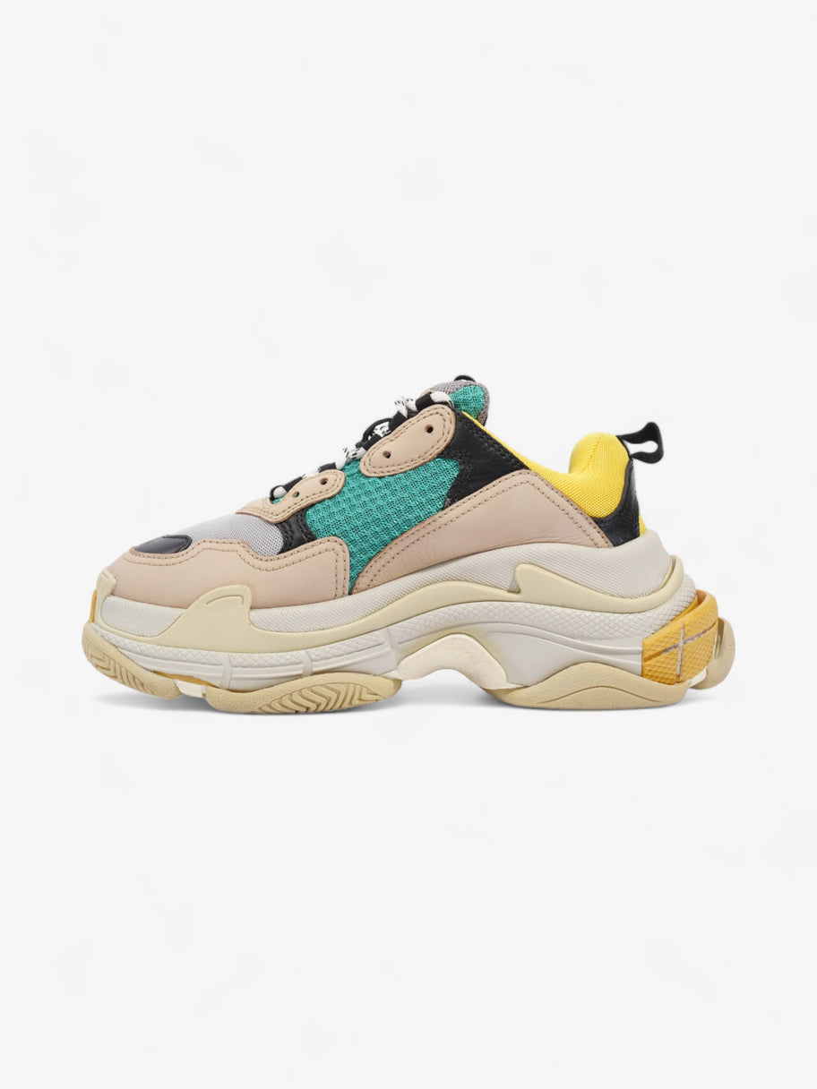 Balenciaga Triple S Yellow / Green / Beige Mesh EU 37 UK 4 Image 3