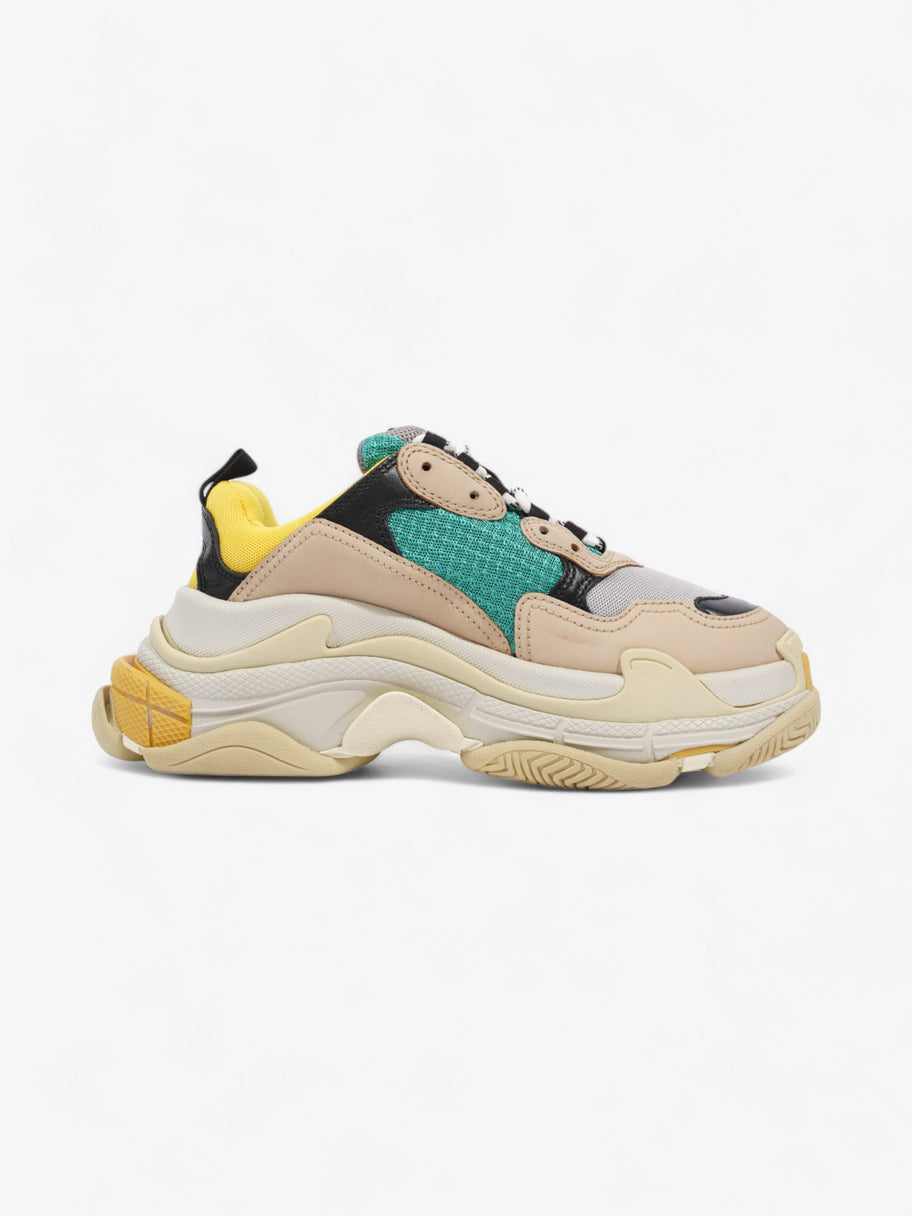 Balenciaga Triple S Yellow / Green / Beige Mesh EU 37 UK 4 Image 4