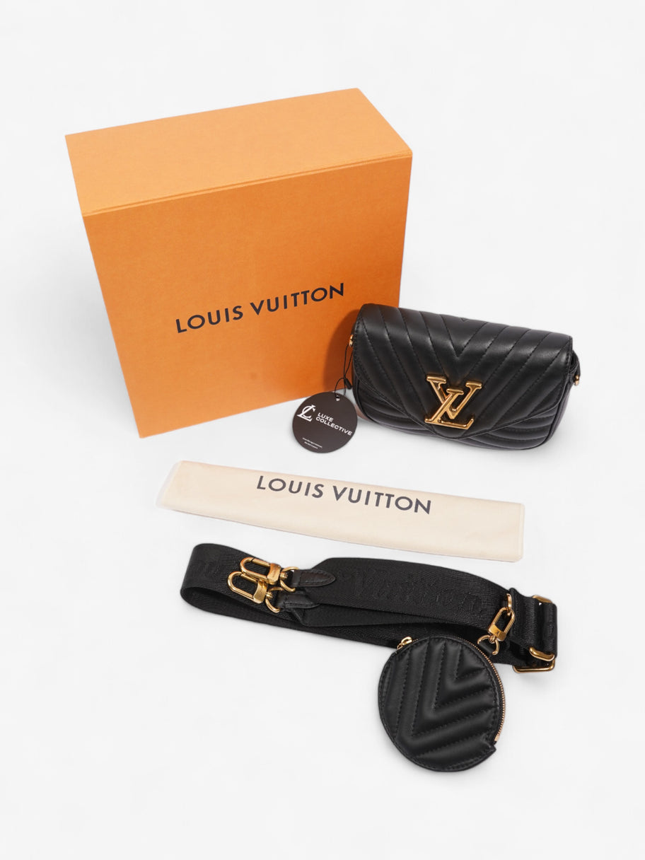 Louis Vuitton LV New Wave Multi Pochette Black Leather Image 10