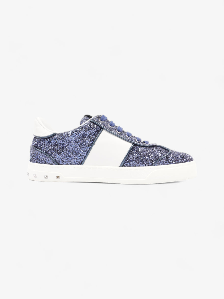 Valentino Fly Sneaker Blue / White Glitter EU 38 UK 5 Image 4