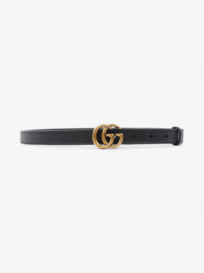  Gucci GG Marmont Thin Belt Black Leather 95cm / 38