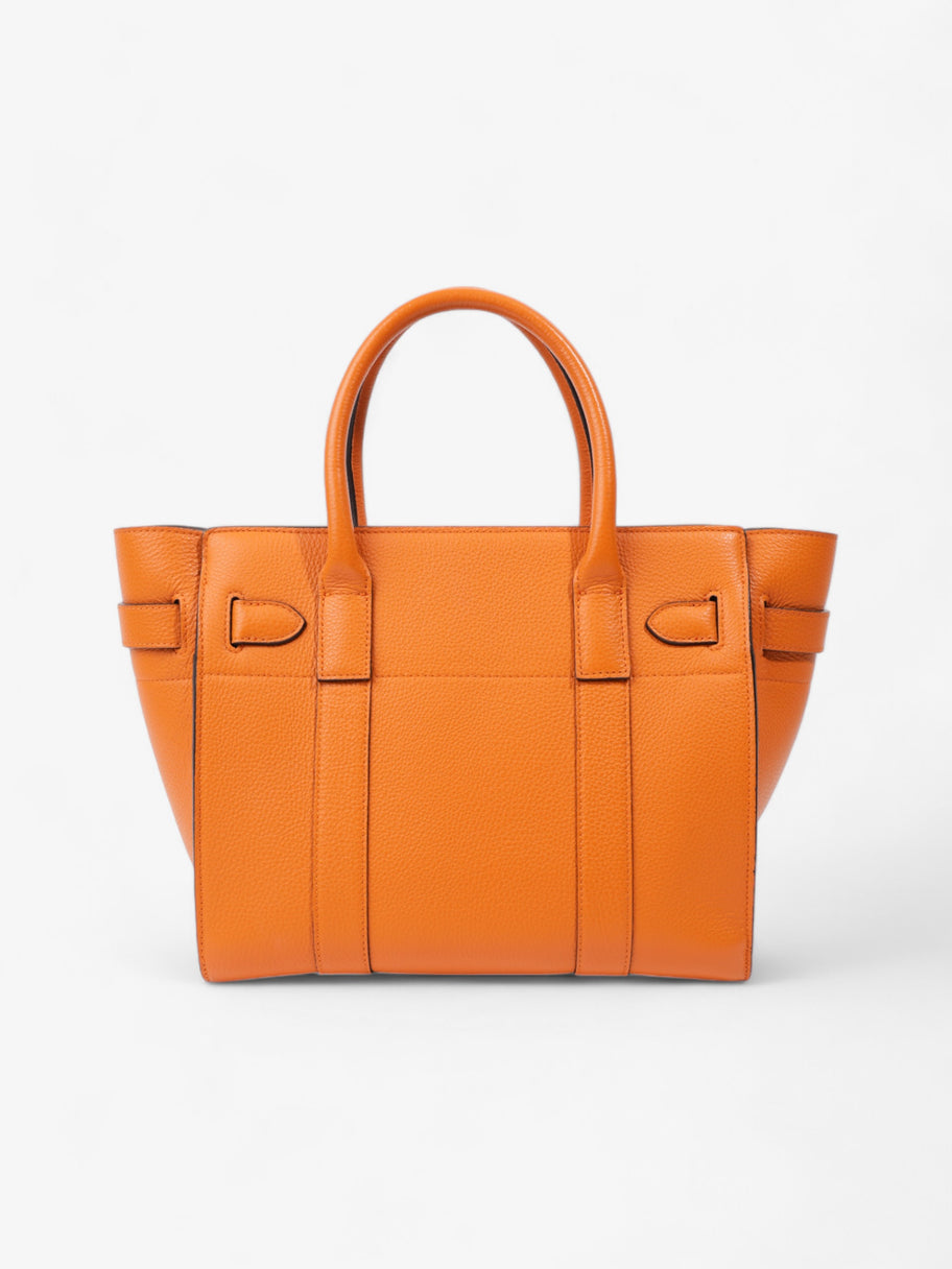 Mulberry Zipped Bayswater Orange Grained Leather Small Image 4