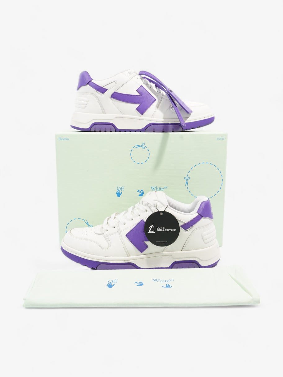 Off White Out Of Office White / Violet Leather EU 40 UK 7 Image 12