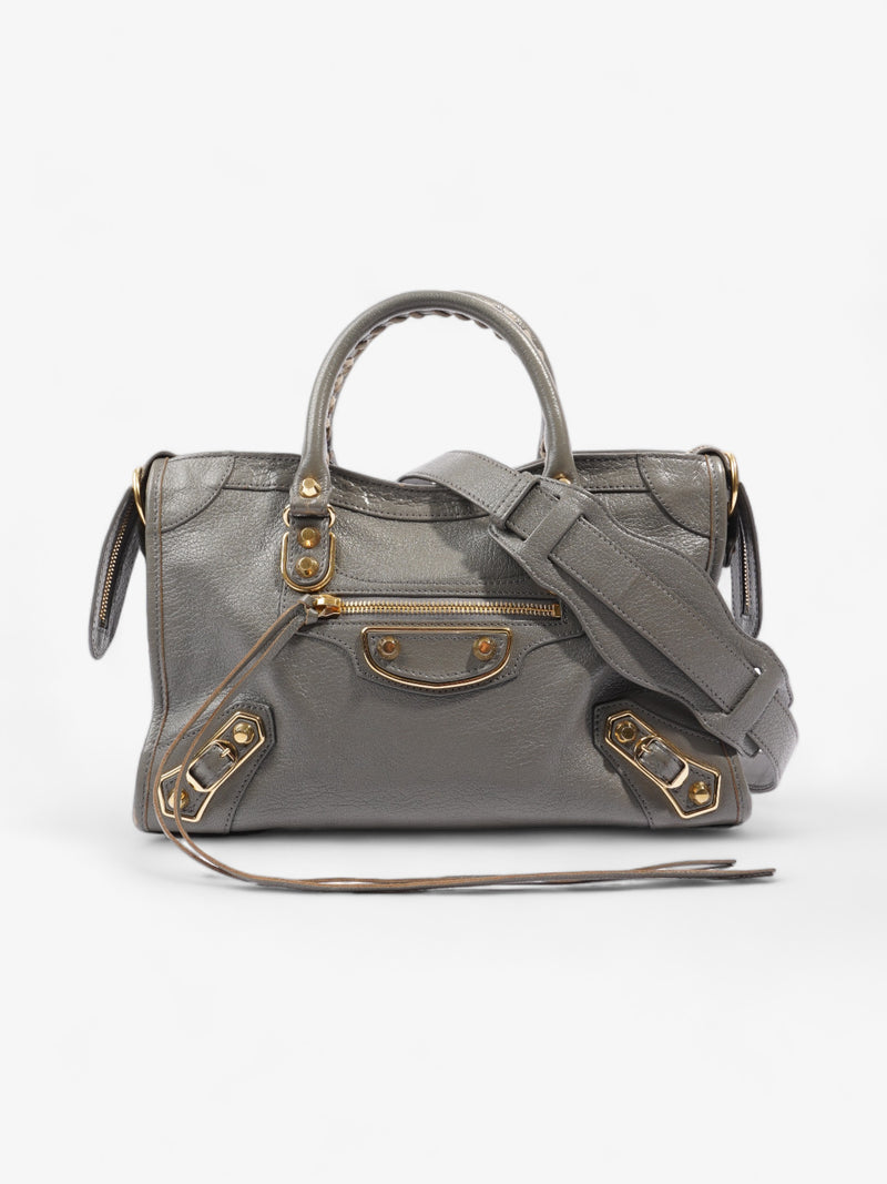  Balenciaga City Bag Grey Goatskin Leather