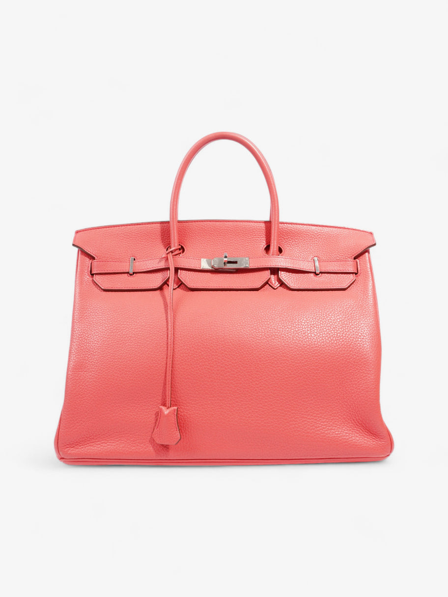 Hermes Birkin Bougainvillier Clemence Leather 40 Image 1