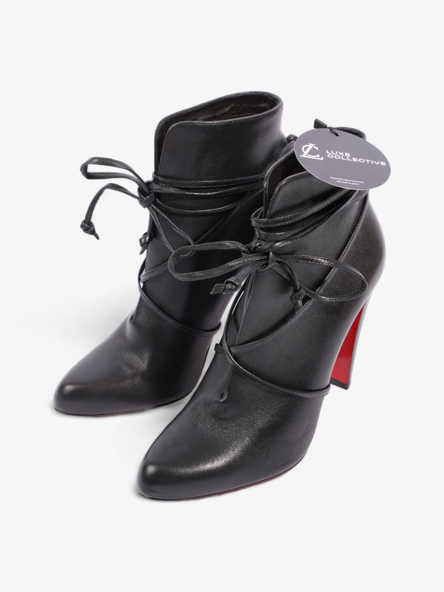 Christian Louboutin S.I.T Rain Ankle Boots 100 Black Leather EU 40 UK 7 Image 10