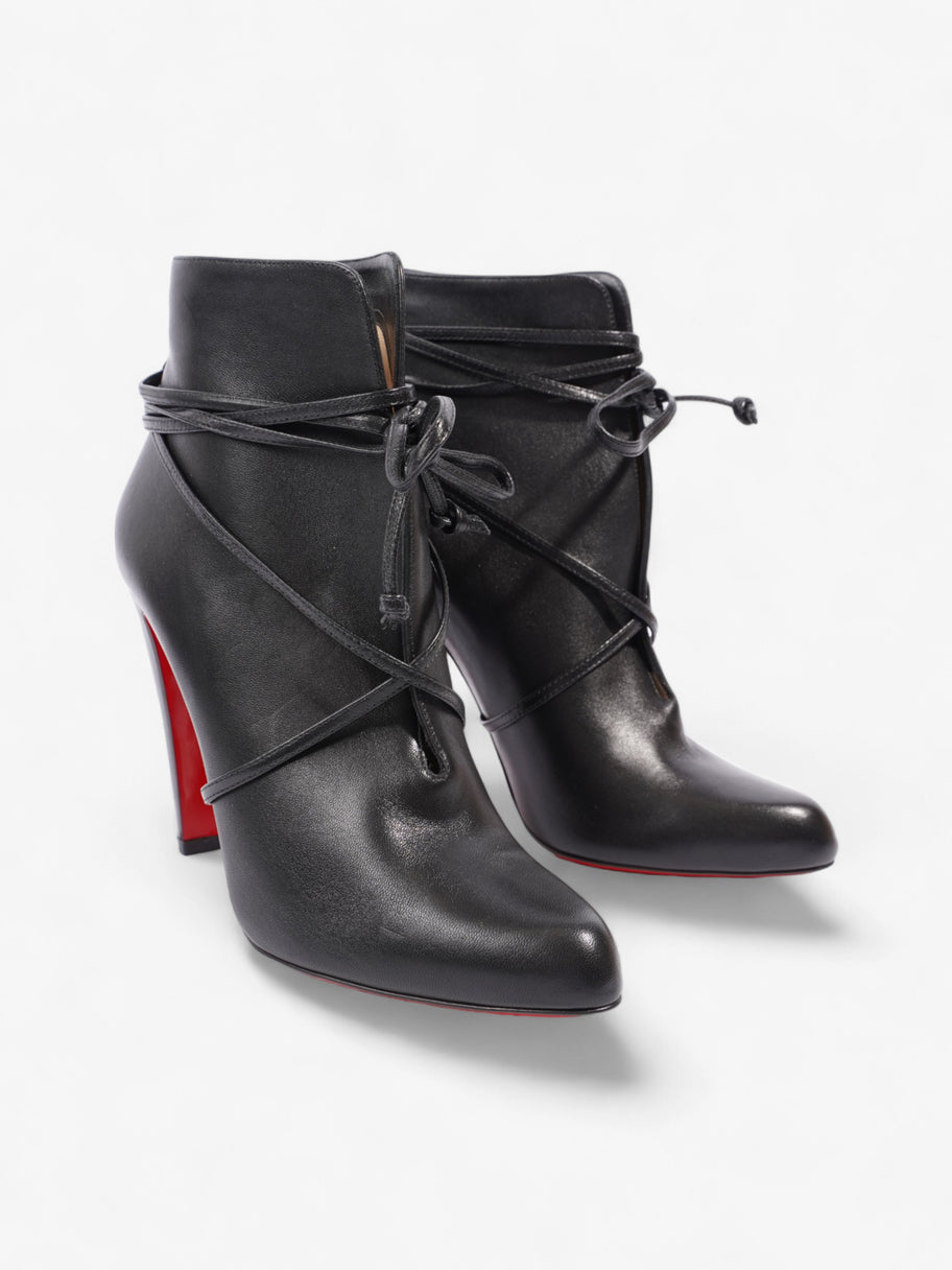 Christian Louboutin S.I.T Rain Ankle Boots 100 Black Leather EU 40 UK 7 Image 2